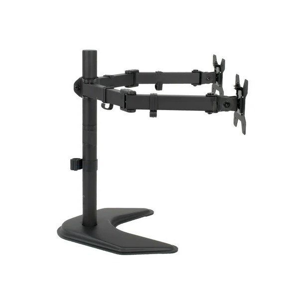 Motion Dual Monitor Free-Standing Desk Stand - STAND-V102F - photo 4