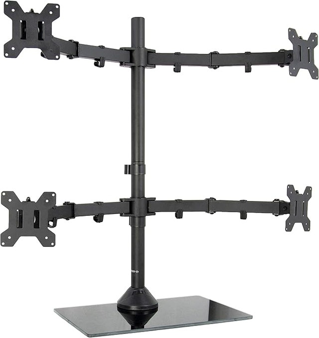 4 Screen Adjustable Desk Stand Mount - STAND-V004FG