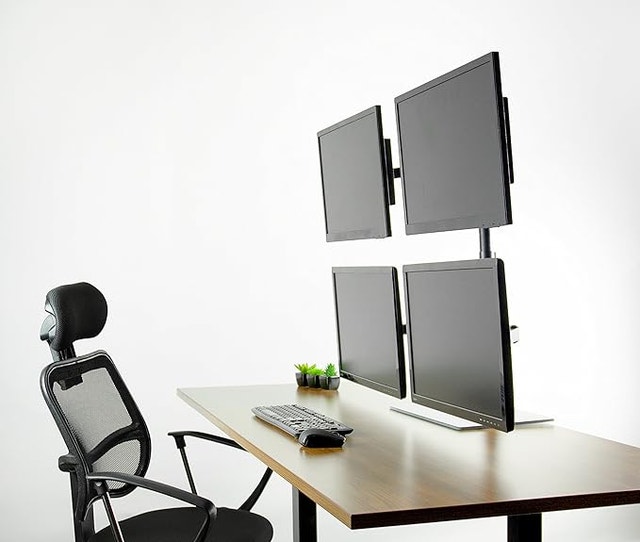 4 Screen Adjustable Desk Stand Mount - STAND-V004FG - photo 3