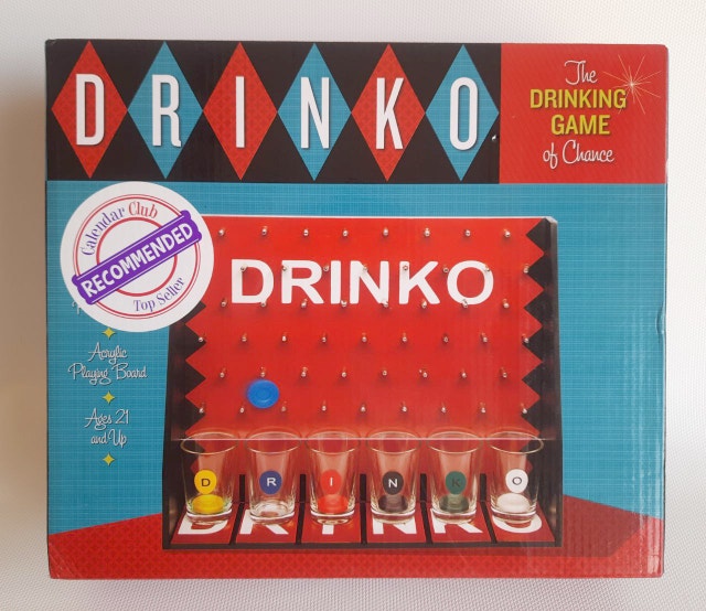 Drinko The Drinking Game of Choice - 6 Glasses, Chips