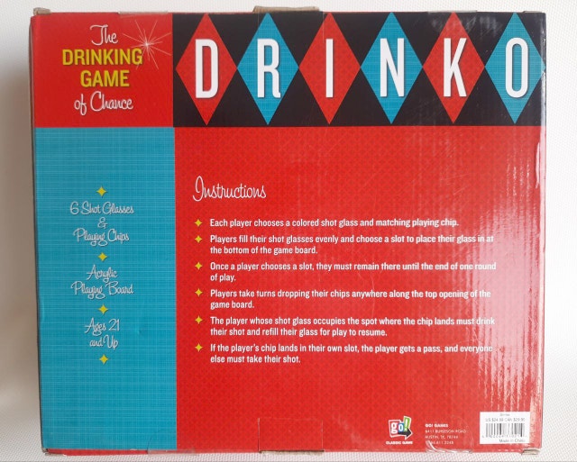 Drinko The Drinking Game of Choice - 6 Glasses, Chips - photo 4