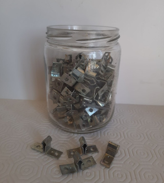 Jar of Metal Clips