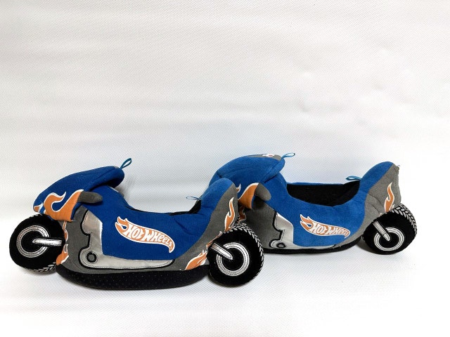 Hot Wheels Motorcycle Slippers, Size L