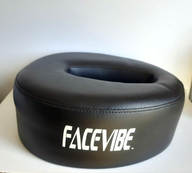 FaceVibe Massage Table Face Rest - Black