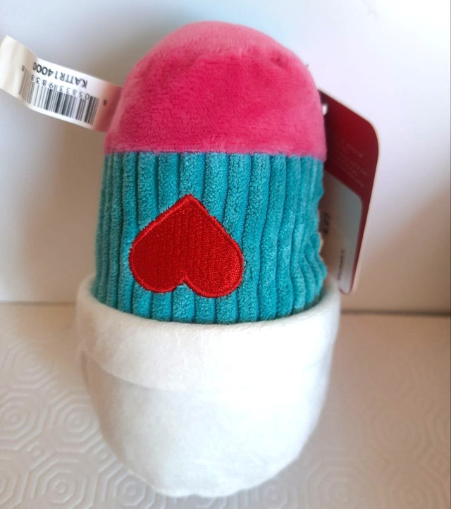 Brand New Plush Dog Toy Cupcake Design