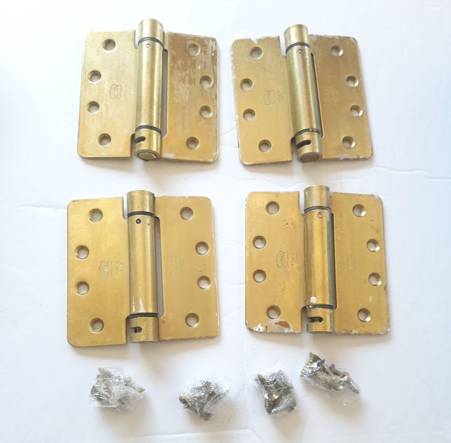Various Door Hinges - Brass Tone and Painted - photo 2