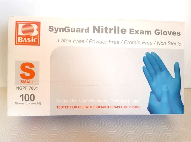 SynGuard Nitrile Exam Gloves, Small, 100 Count - photo 2