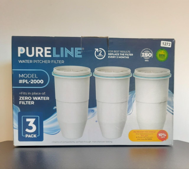 Pureline Water Pitcher Filter 3-Pack (PL-2000)