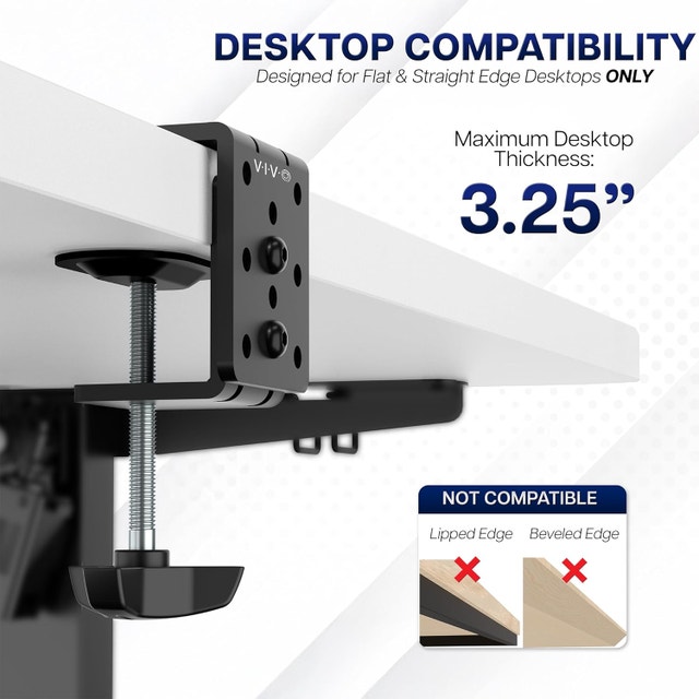 Heavy Duty Desk Clamp - 4 Inch C-Clamp - photo 3