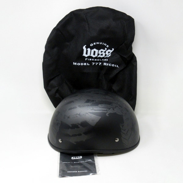Voss Kingpin DOT Half Shell Helmet - SIZE XS