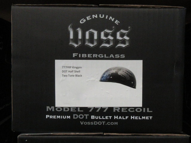 Voss Kingpin DOT Half Shell Helmet - SIZE XS - photo 5