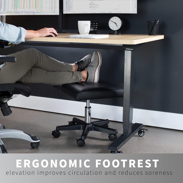 Mobile Footrest with Wheels, Ergonomic Rolling (CHAIR-S04F) - photo 3