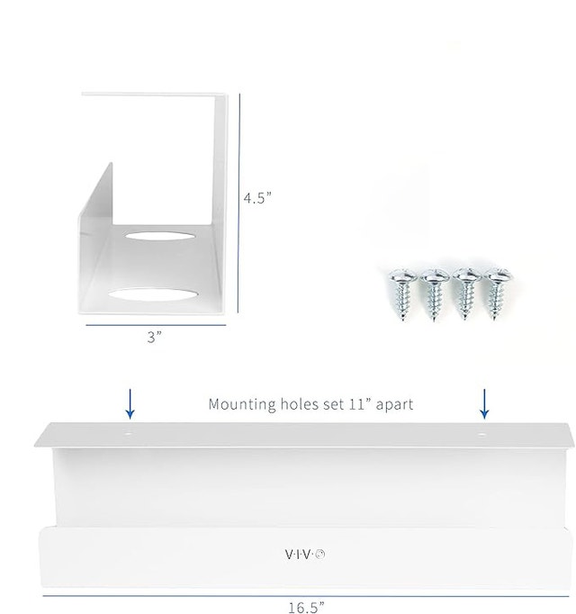 Under Desk 17 inch Cable Management Trays - photo 3