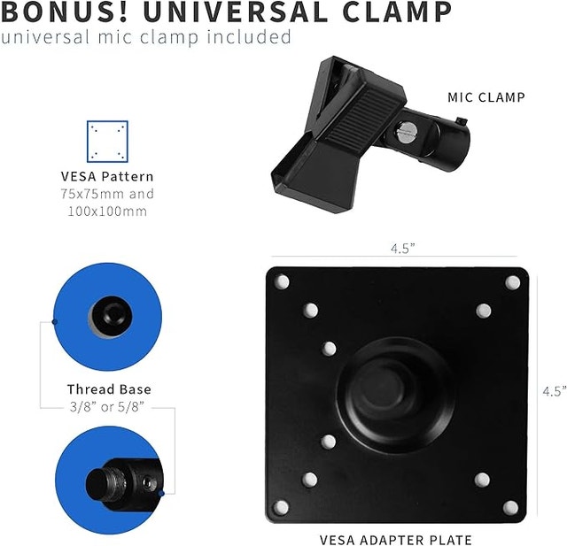 VIVO Universal Microphone VESA Adapter Kit - photo 3