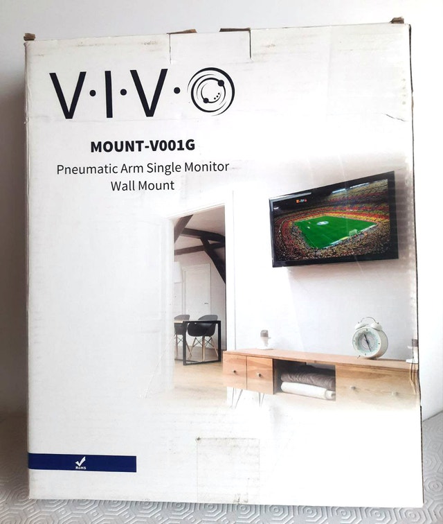 Pneumatic Arm Single Monitor Wall Mount - photo 2