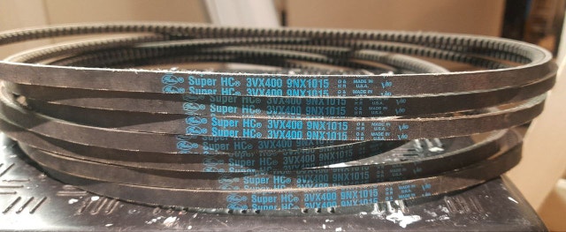 Gates Super HC 3VX400 9NX1015 V-Belts - $25 each