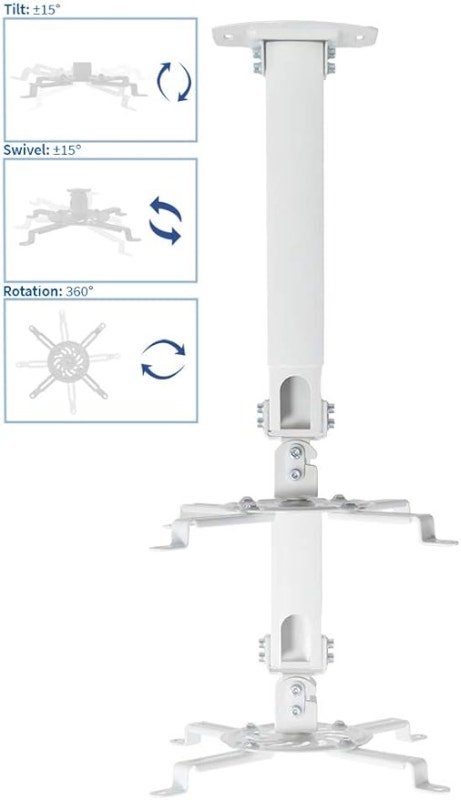 VIVO Universal Extending Ceiling Projector Mount - MOUNT-VP02W - photo 3