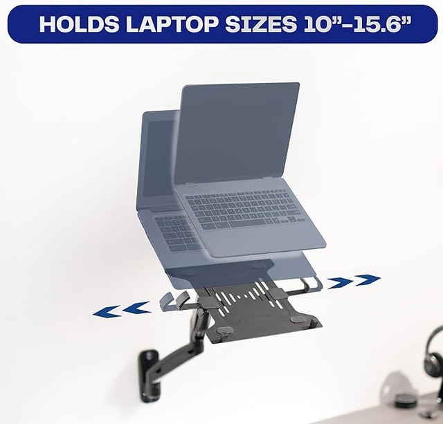 Height Adjustable Pneumatic Laptop Wall Mount - photo 3