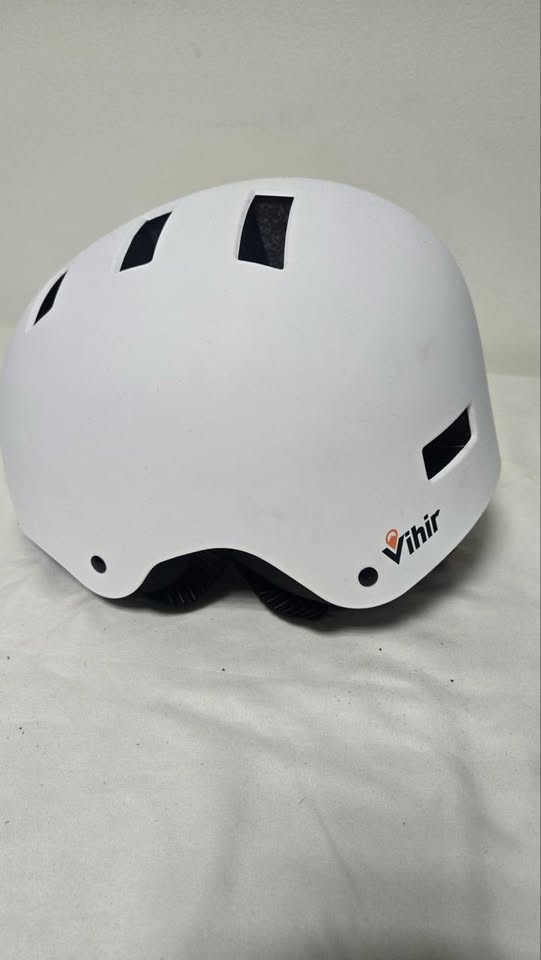 Adjustable Brand New Vihir White Skate Helmet XS/S! - photo 2