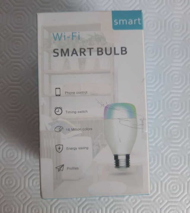 Brand New Wi-Fi Smart Bulb - Phone Control, 16 Million Colors