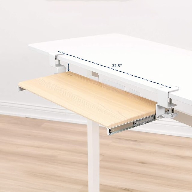 VIVO Under Desk Keyboard and Mouse Slider Tray - photo 3