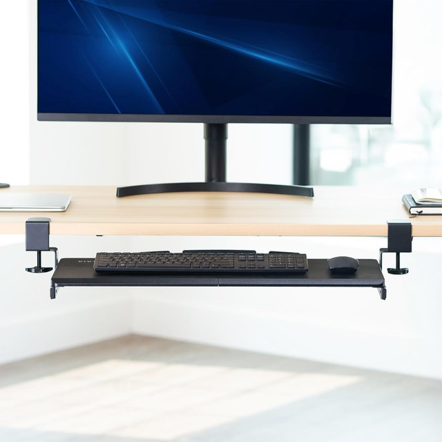Keyboard Tray Under Desk - 27 x 11 Inch - photo 2