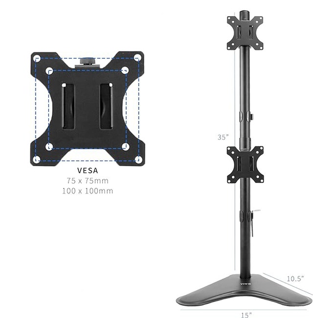 VIVO Dual Monitor Desk Stand - photo 2