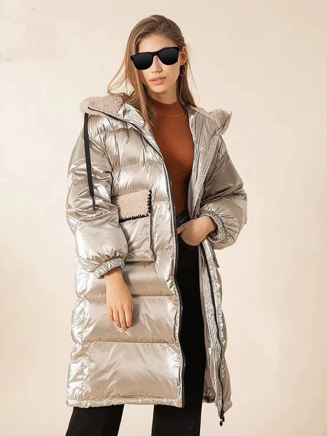 Premium 90% White Duck Down Long Puffer Jacket - photo 3