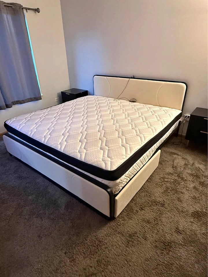 King Size Mattress with Bed