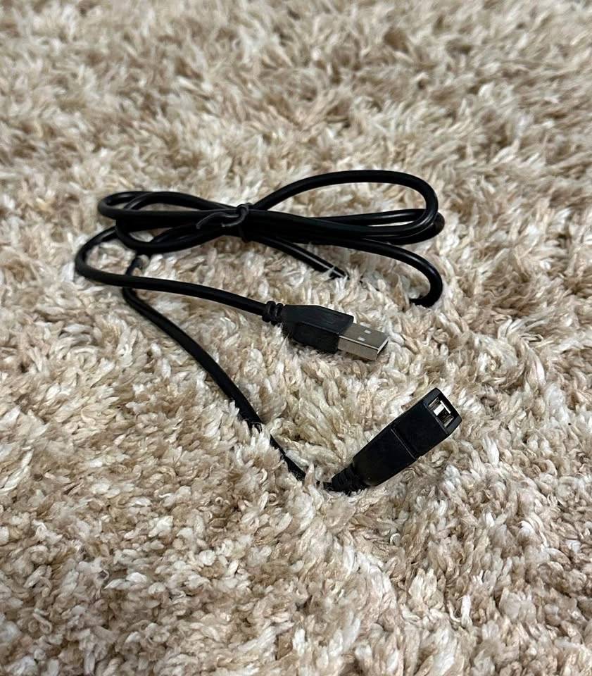 USB Type A Male to Female Extension Cable (100cm)