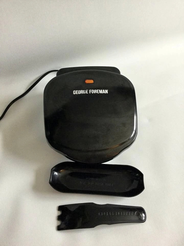 George Foreman Grill with Drip Tray & Spatula