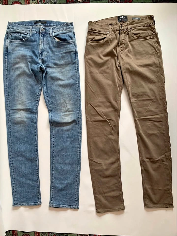 Joe's Jeans Asher Slim Fit W30 & 7FAM Slimmy Luxe Pants