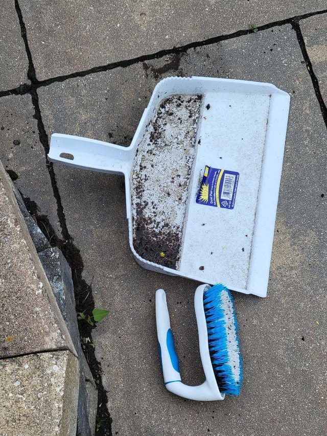 $1 each Dust Pan and Brush