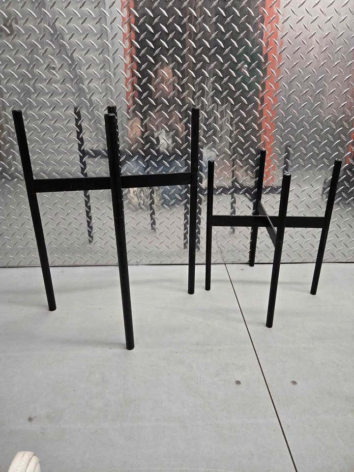 Black Metal Plant Stands Set (2) - photo 3