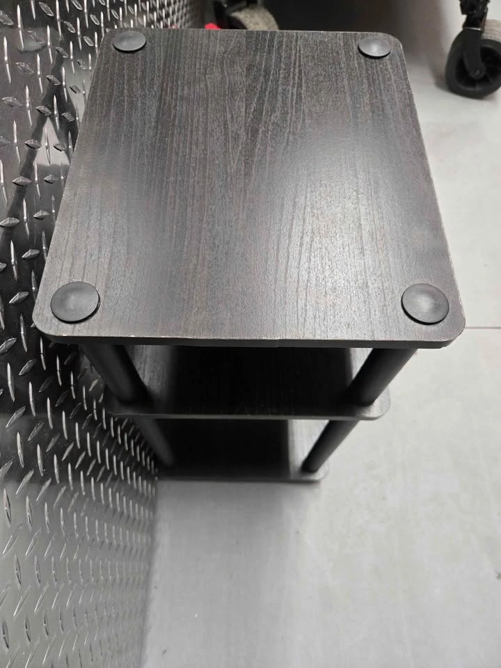 Small dark wood 3-tier shelf - photo 4