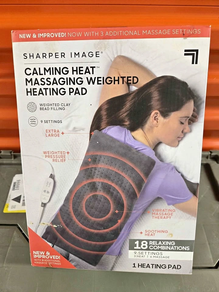 Sharper Image Calming Heat Weighted Heating Pad XL