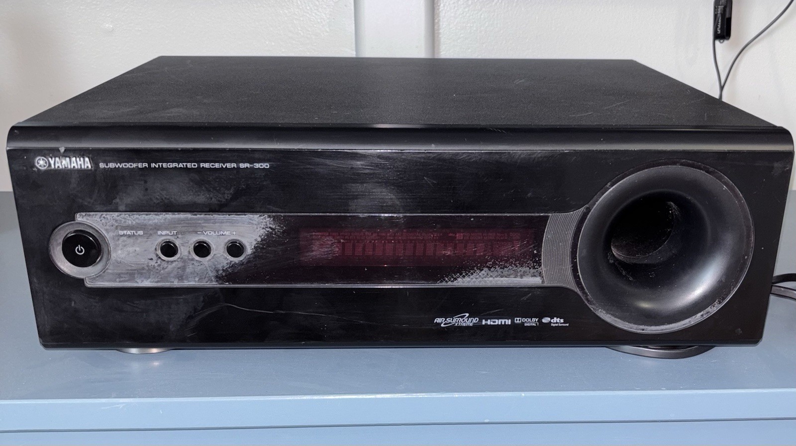 Yamaha SR-300 Subwoofer Integrated Receiver - TESTED - No Remote
