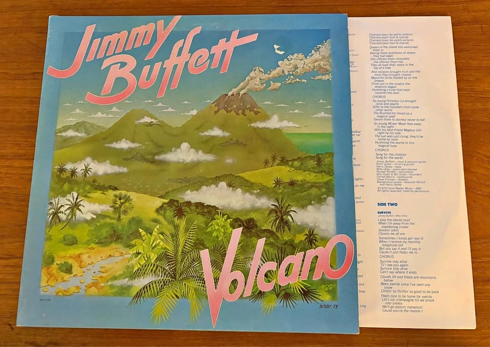Jimmy Buffett - Volcano (1979) Vinyl LP Record MCA 5102.