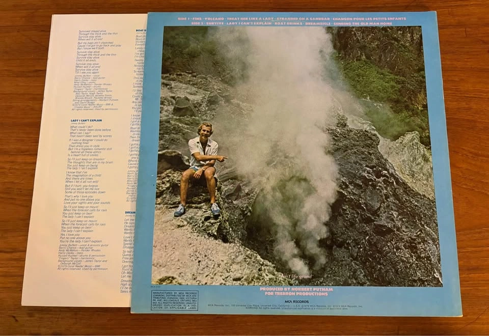 Jimmy Buffett - Volcano (1979) Vinyl LP Record MCA 5102. - photo 4