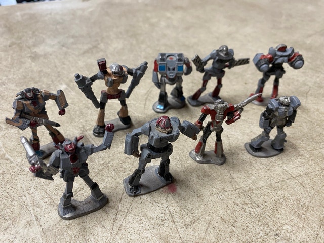 Battletech minifigures lot