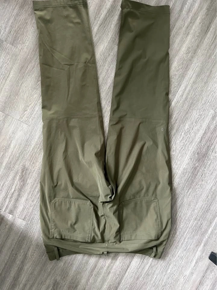 Lululemon Men's ABC Pants Olive Green - 32L Warpstreme - photo 4