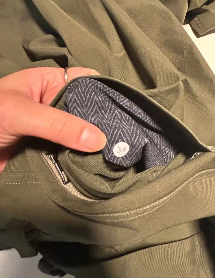 Lululemon Men's ABC Pants Olive Green - 32L Warpstreme - photo 5