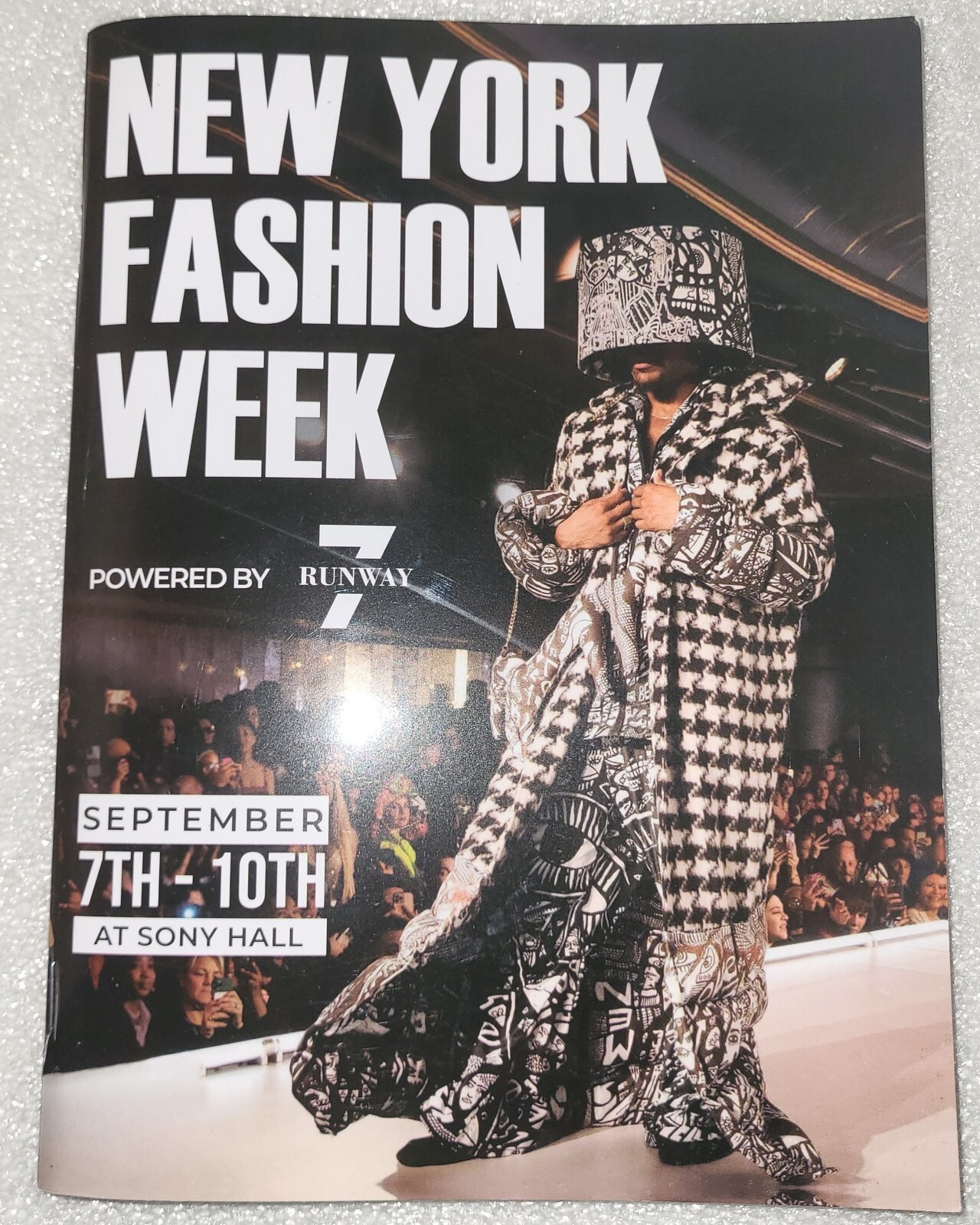 2023 NY Fashion Week Sony Hall Program Magazine