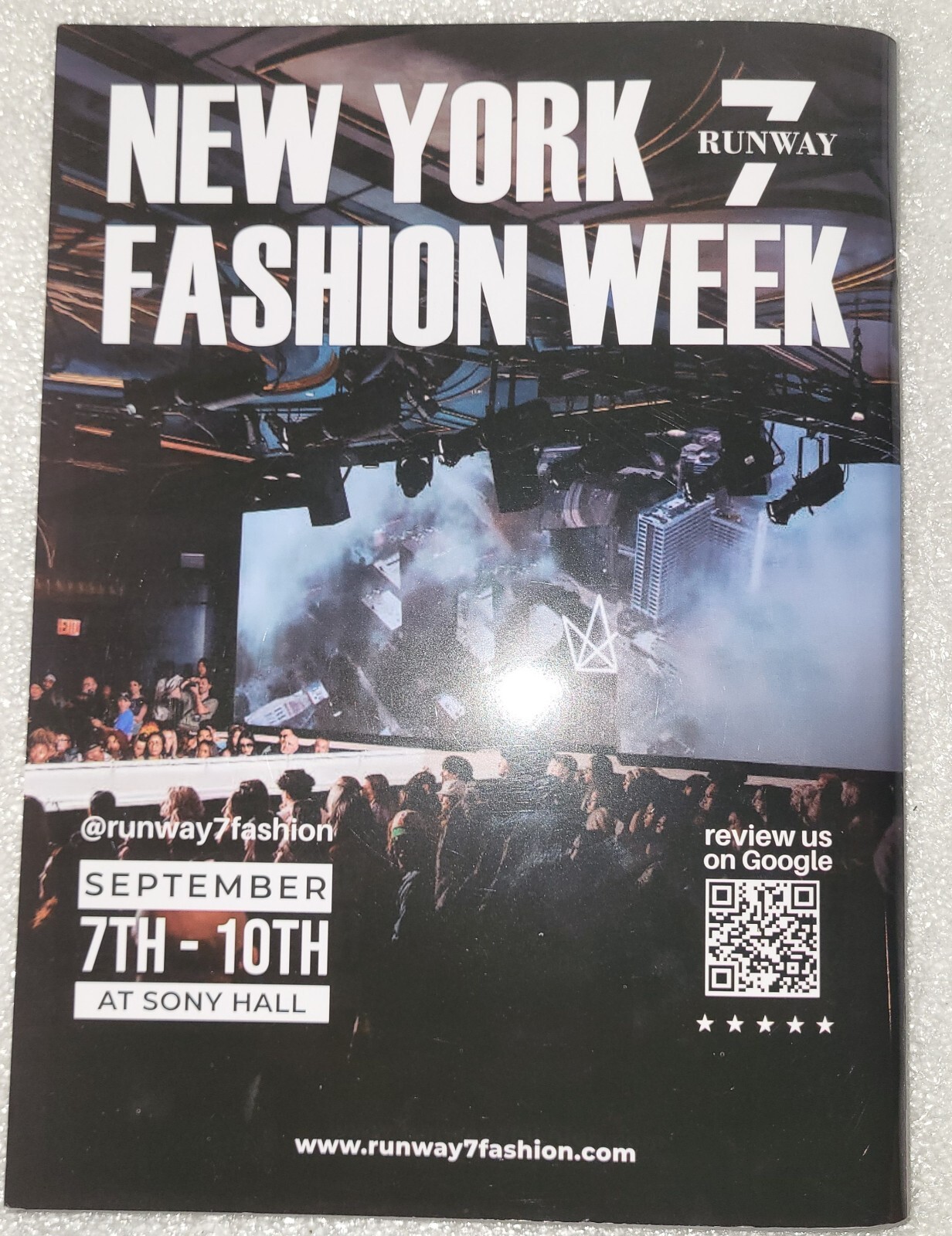 2023 NY Fashion Week Sony Hall Program Magazine - photo 2