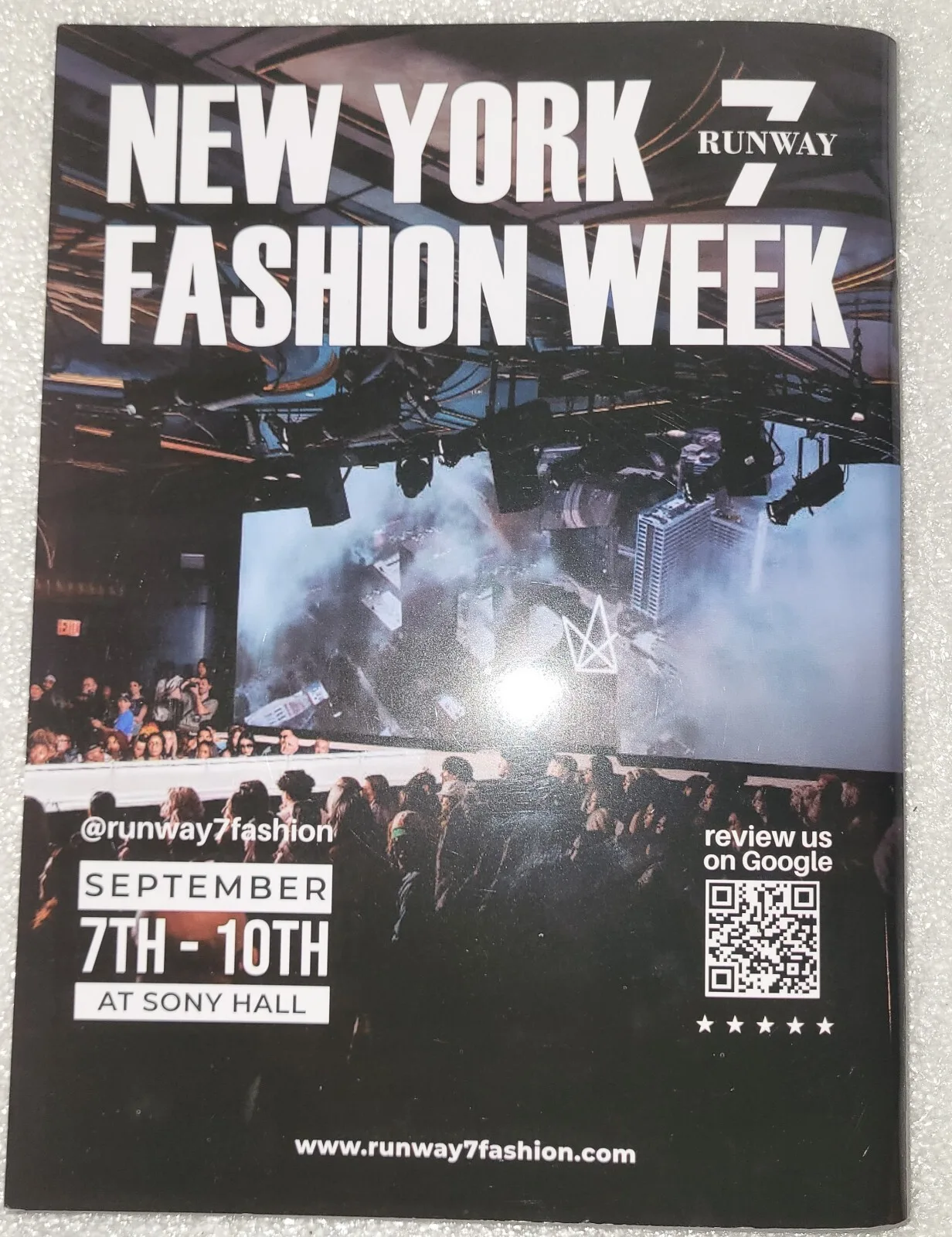 2023 NY Fashion Week Sony Hall Program Magazine - photo 2