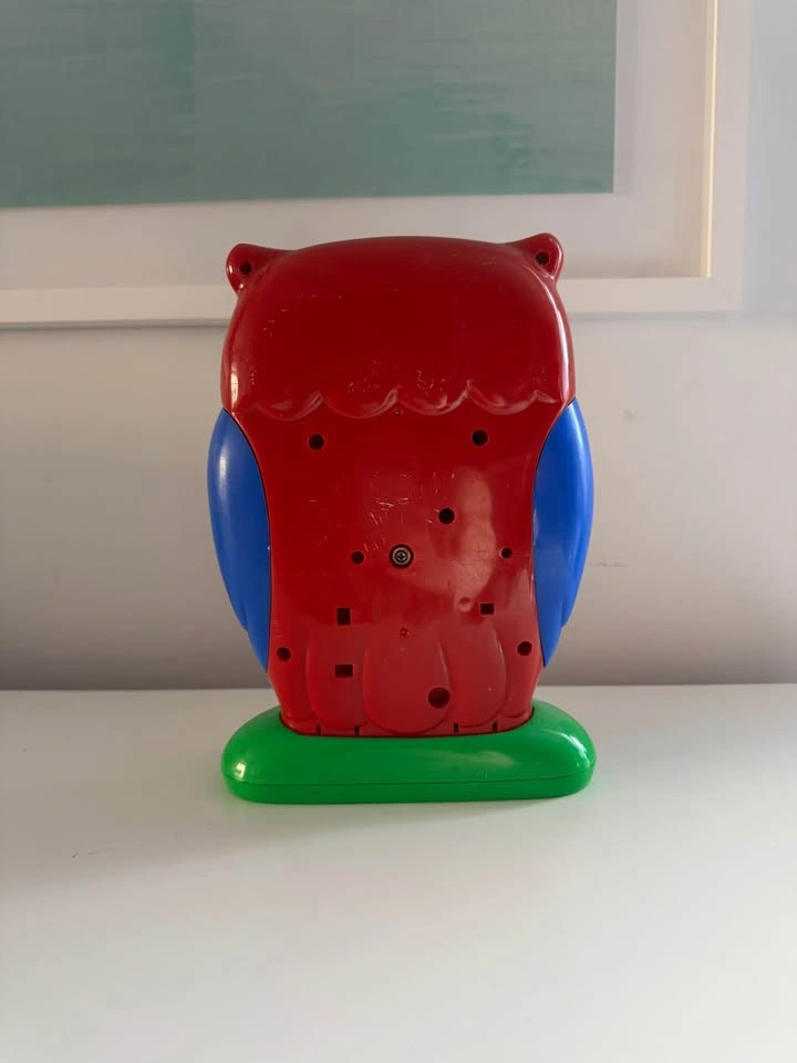 Vintage 1990 TOMY Owl Teaching Clock - Retro Educational Toy - photo 5