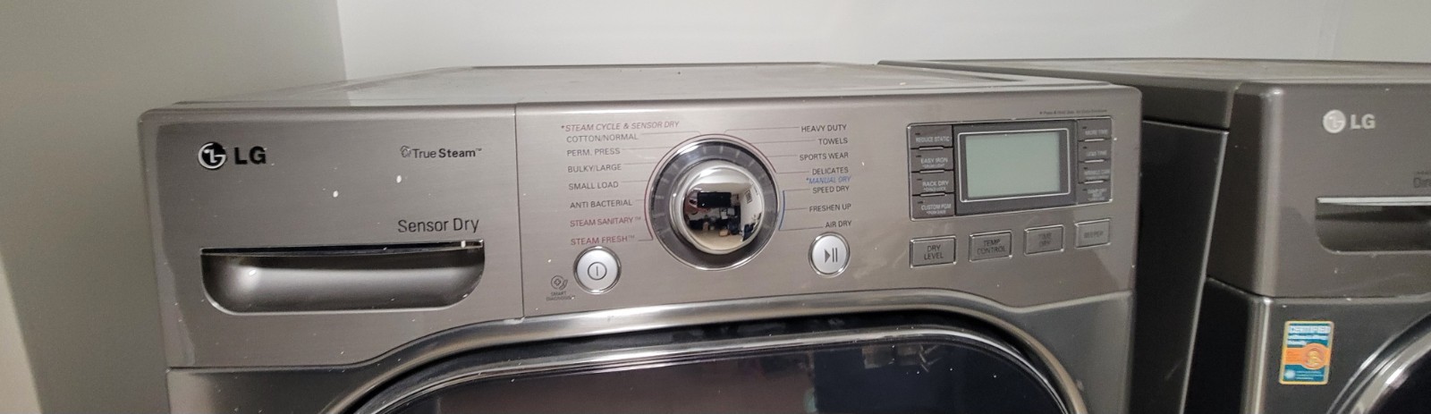 LG Steam Washer & Dryer Set - Large Capacity - photo 3