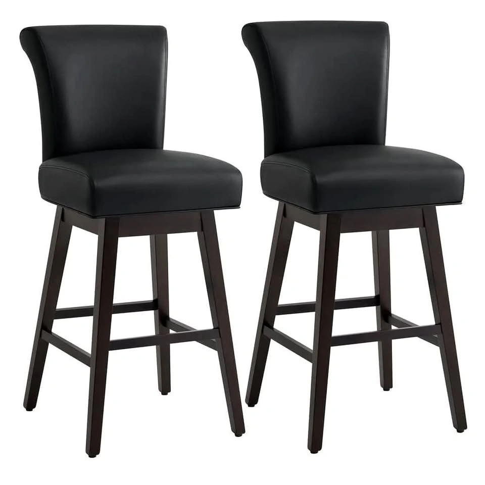 CHITA Modern Swivel Bar Stool Set of 2