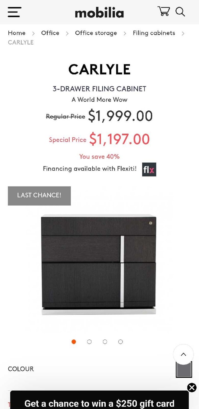 Italian made office cabinets