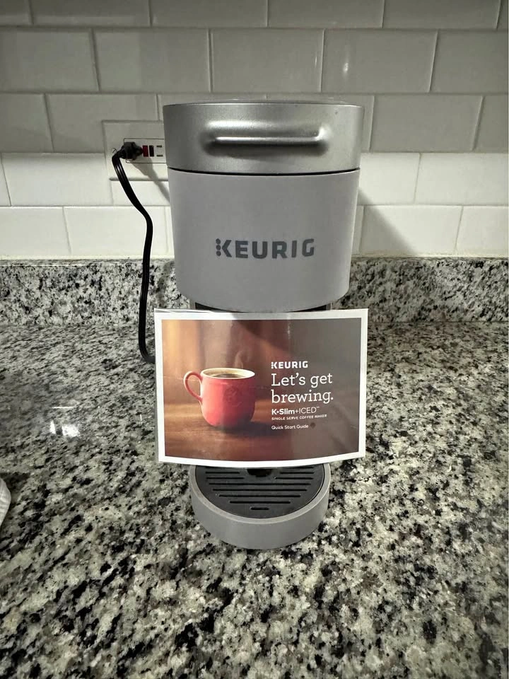 Keurig K-Slim + Iced Single Serve Coffee Maker (Grey)